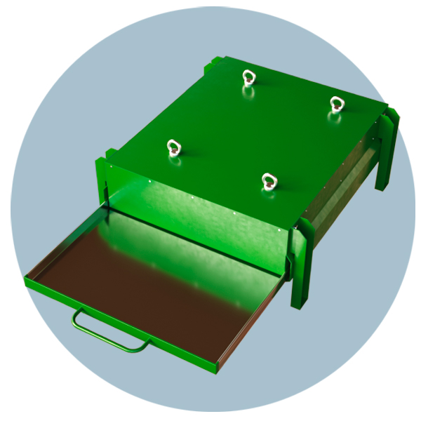 Подвесной железоотделитель